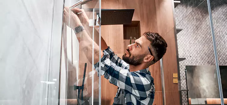 Replace Shower Doors with Frameless Blue Island