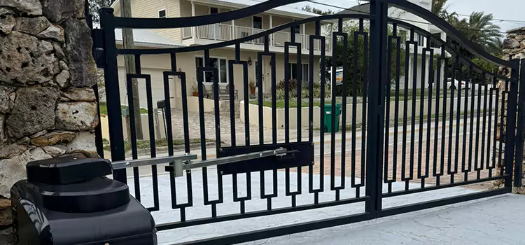 Swing Gate Opener with Keypad Blue Island