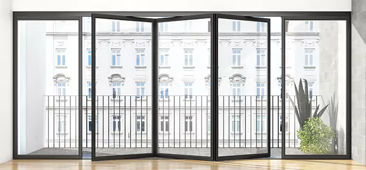Premium Material Balcony Doors Blue Island