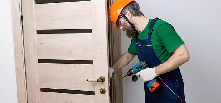 Replace Internal Door Handle with Lock Blue Island
